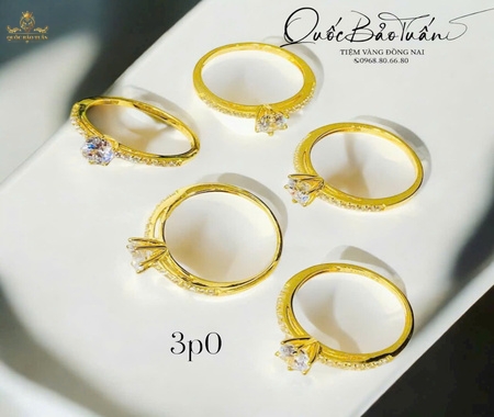 Nhẫn hột chủ 5li 3p0