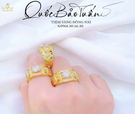 Nhẫn hột chủ 1c2