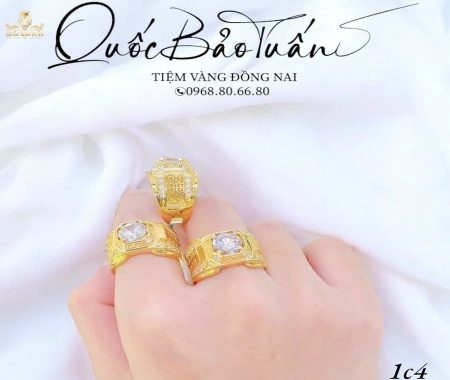 Nhẫn hột chủ 1c4