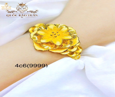 Vòng hoa mai 9999 4c6